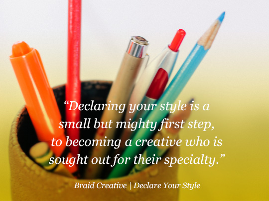 Declare your personal style