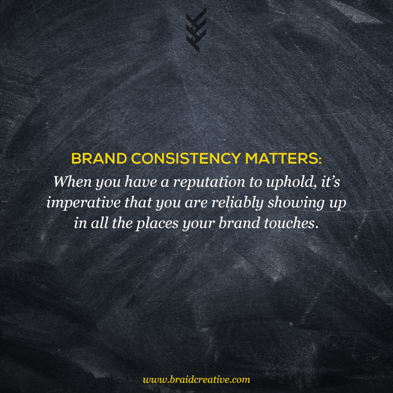 brand consistency matters