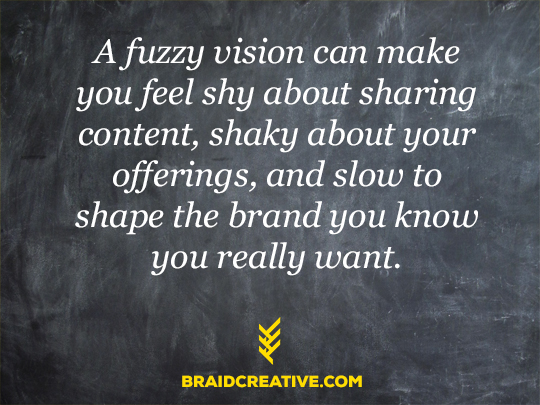 sharing your business vision