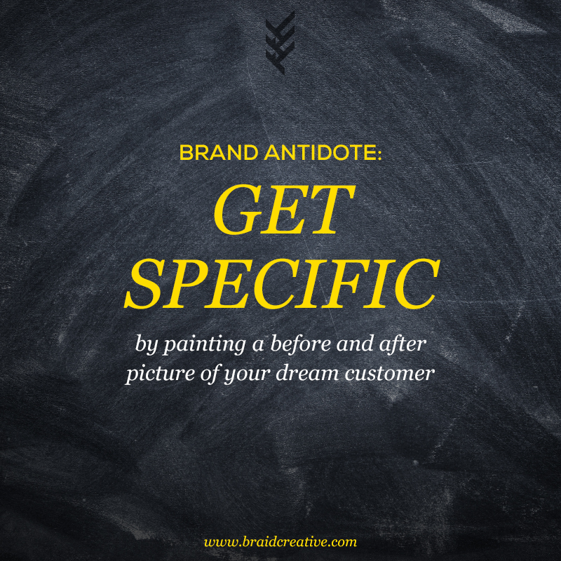 Get specific with your brand