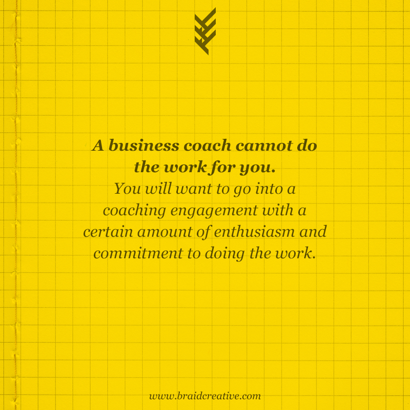 how does a business coach work
